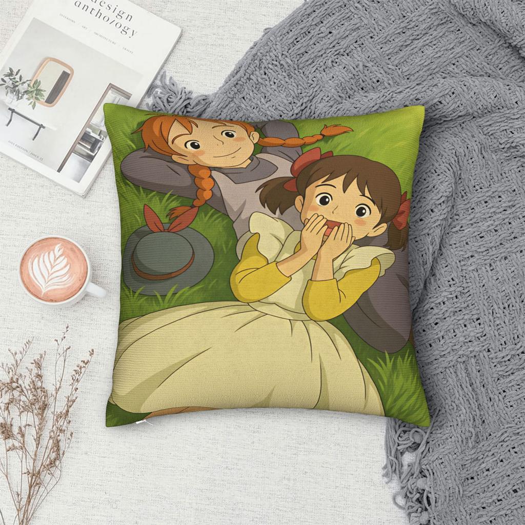 Pillow Case Anne of Green Gables Soft Pillow Cover For Wedding Party Home Decor Funny Pillowcases