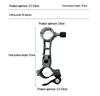 **Sedia da Pesca Pieghevole Universale Chariot con Clip per Ombrello in Alluminio**