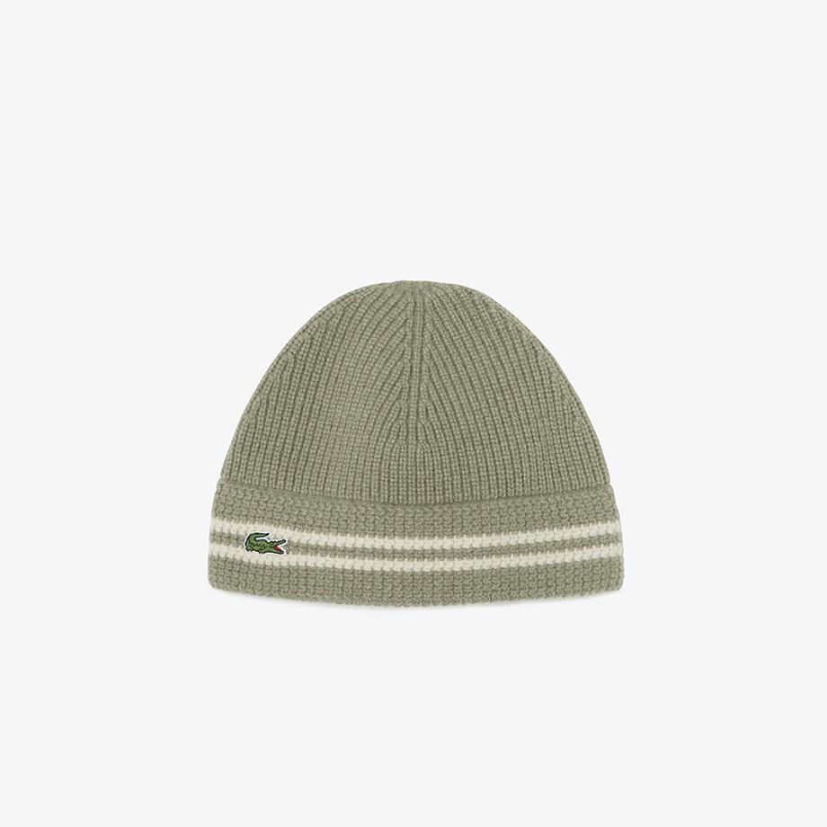 [lacoste] Unisex Round Wool Knit Beanie RB446E-55NE9F 0TU