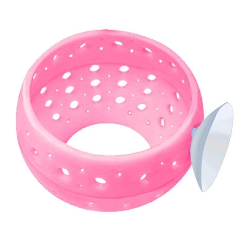 

Suction Cup Color Plastic Cave Simulations Aquariums Ornaments Multiple Hole Fish Tanks Aquariums Plant Decorative Tool розовый