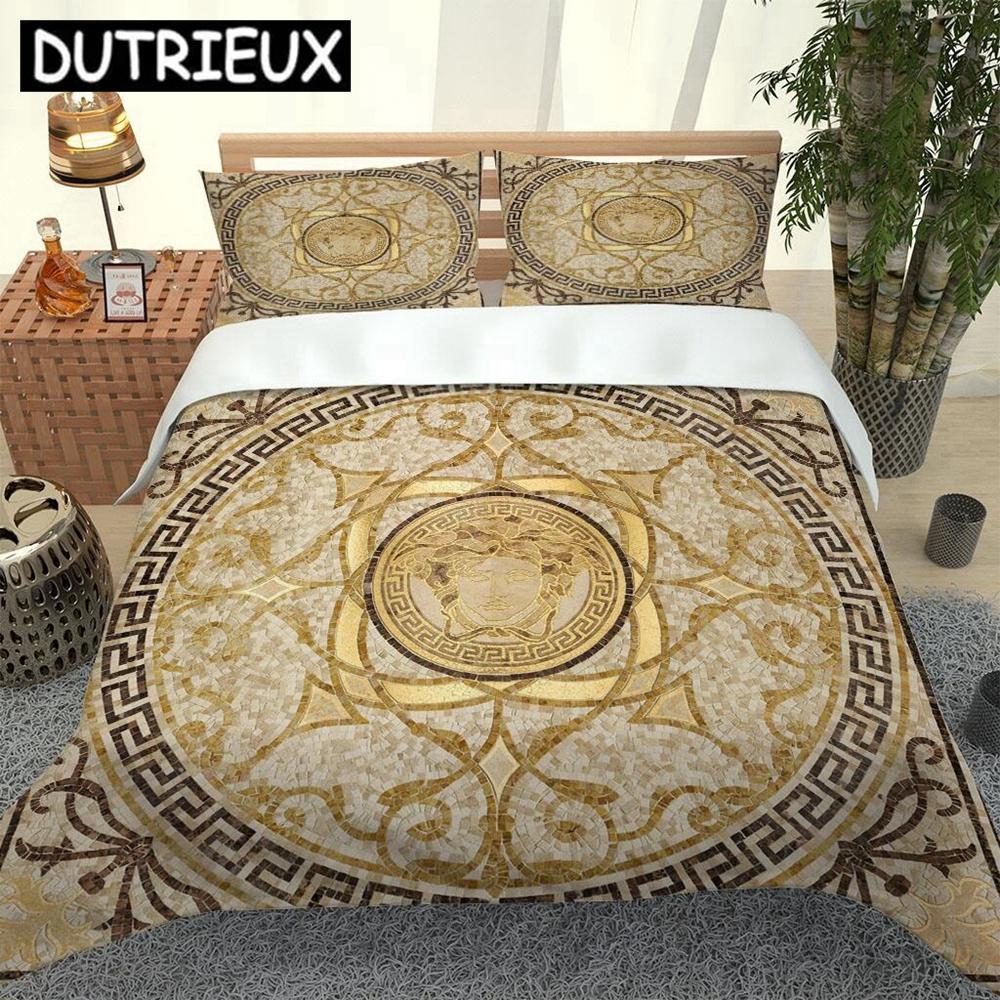European Luxury Bedding Sets 3d Digital Printed Bohemian 2/3pcs High Quality Duvet Cover Set DE/EU/US Size Comforter Bedspread