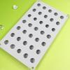 Silica Gel French Mousse Cake Mold, 3D Bakery Artisan Handmade Chocolate Soap Candle Mold, 35-Cavity Cherry