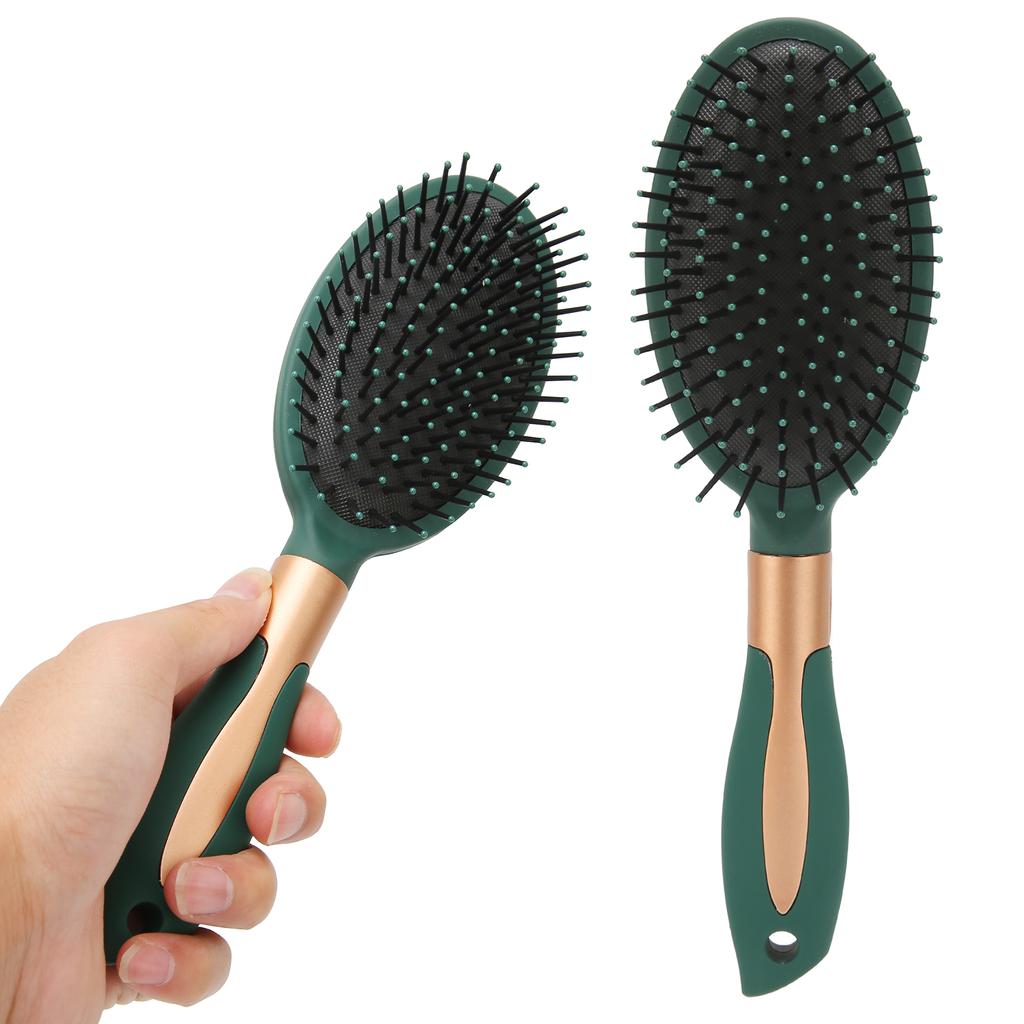 Air Cushion Massage Hair Brush Detangling Styling Matt Ergonomic Handle for Straight Curly Hair Round