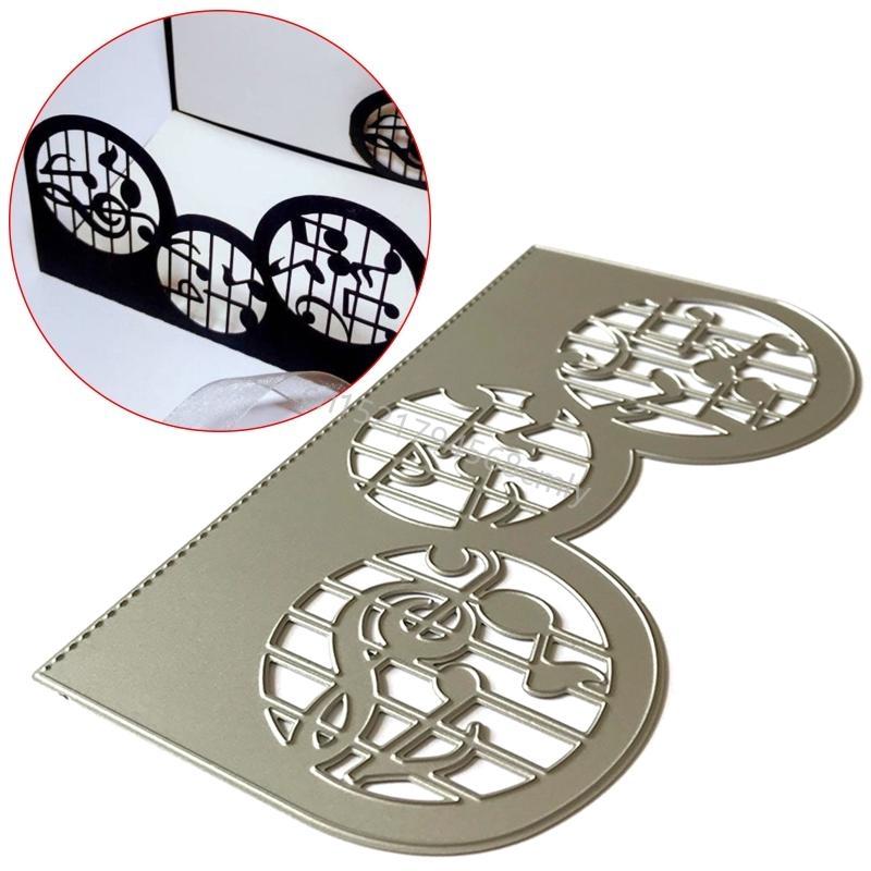 

Musical Note Cutting Dies Greeting Invitation Message Card Photo Album Making 6XDE China Mainland