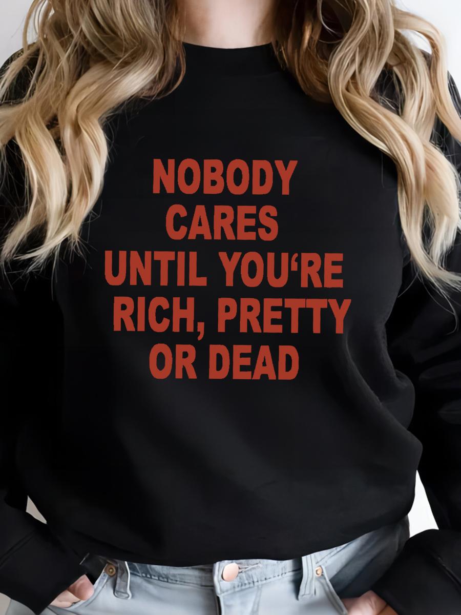 

Women s Hot Spring New Western Cowboy Printed Long Sleeve Crew Neck Casual Sweatshirt XL чорний