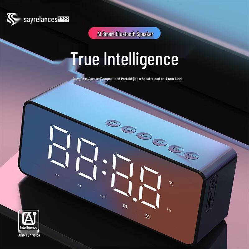 Sayrelances AI Smart Tragbarer Bluetooth-Lautsprecher CN-Stecker (Adapter enthalten)