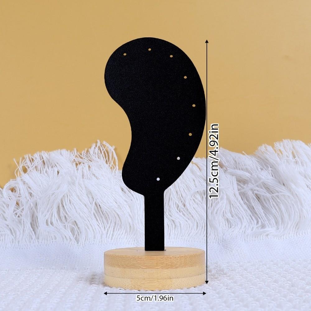 Multi-functional Earrings Display Stand Ear-shaped Earring Holder Earring Rack Earrings and Stud чёрный