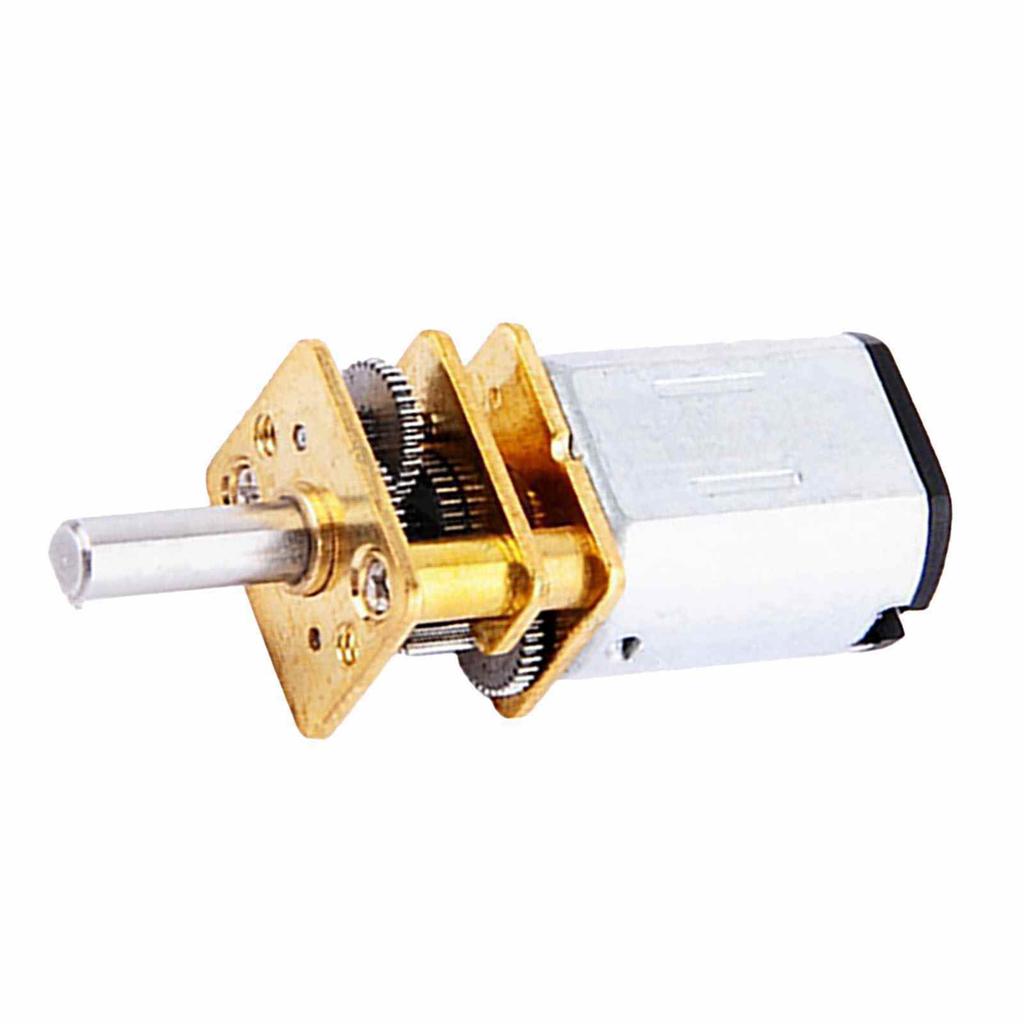 2 Pcs Gear Motor 6V 300RPM Speed Reduction Gear Motor with Metal Gearbox for Replacement