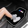 ZLK17 4PCS Car Diatom Mud Foot Pad Automotive Carpet Anti Fouling Floor Mat For BMW M Emblem M1 M2 M3 M5 X1 X3 X5 X6 E46 E39 E36 E60