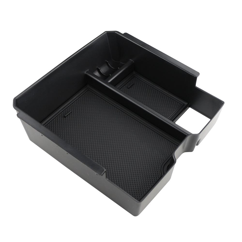 For Ford Everest 2023 2024 Center Console Organizer Tray Armrest Storage Box (Electric Handbrake /Manual Handbrake Version)