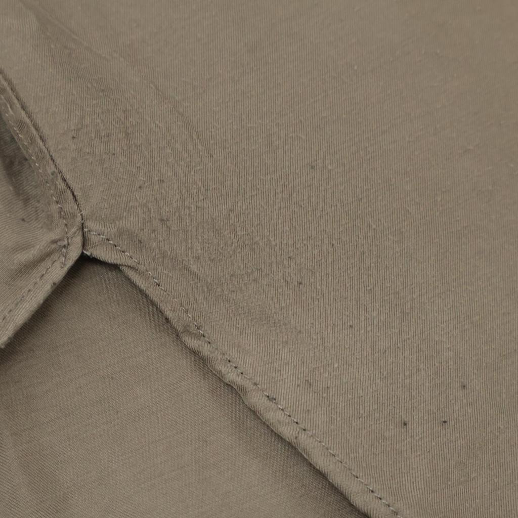 ssstein/stein Khaki 25Stainless Steel CUPRO TWILL OVERSIZED LS SHIRT tops S khakiUsed