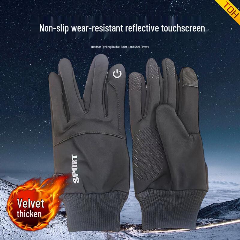 Men s Outdoor Cycling Warm Touchscreen Gloves
