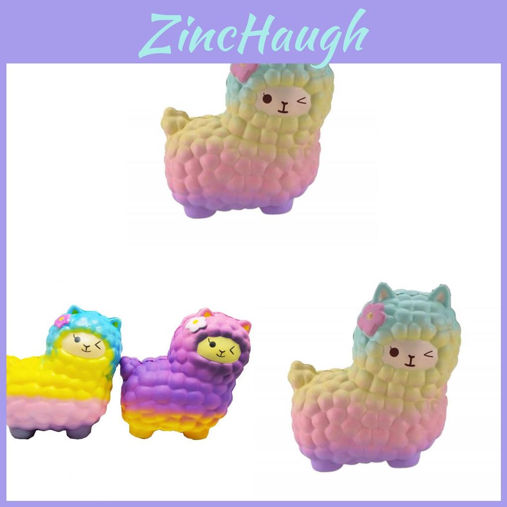 Cartoon Alpaca Stress Relief Toy With Soft Pu Material For Relaxation And Gift Giving