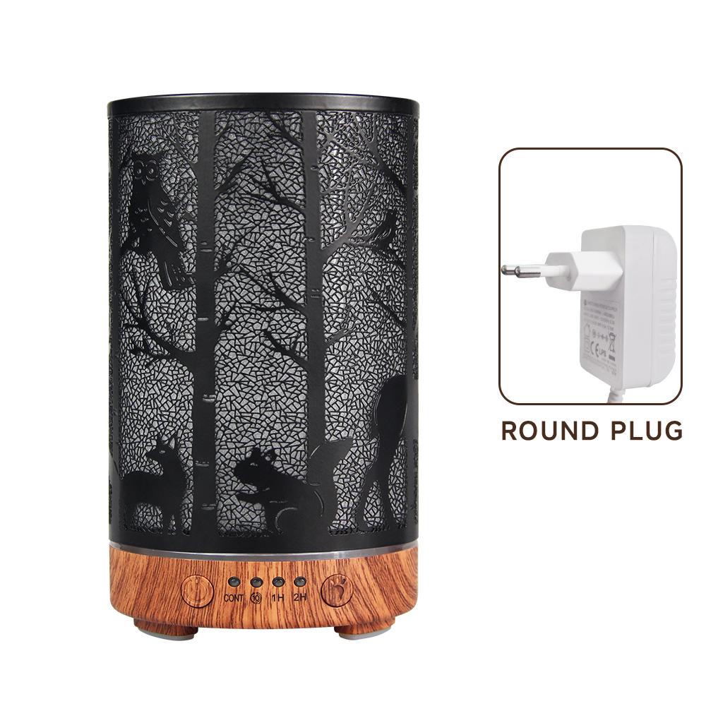 Aroma Diffusor Luftreiniger Tischgerät Ätherisches Öl Hohlhirsch Ultraschall-Luftbefeuchter 100ml Timing-Funktion Automatische Abschaltung