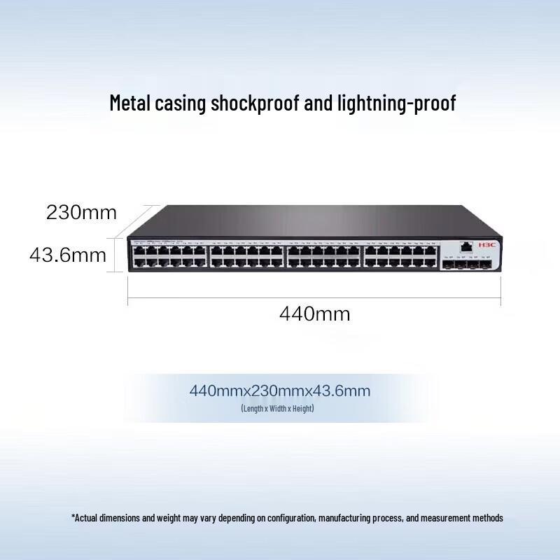 H3C S1850V3-52P-EI 48-Port Gigabit Managed Ethernet Switch