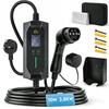 EV Charger Type 2 To 3 Pin UK Plug 10 M 2.8 kW 6/8/10/13 A IP65