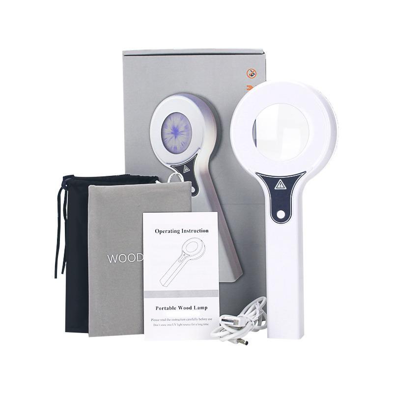 Second-Gen LED Wood's Lamp Skin Analyzer - Cold Light Skin Management Tool