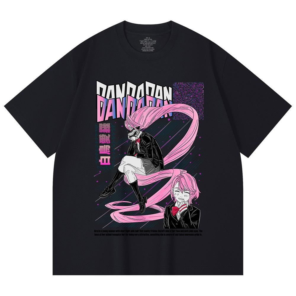 230 Gsm 100% Cotton Dandadan V2 Aira Print Unisex Heavy Cotton T Shirt