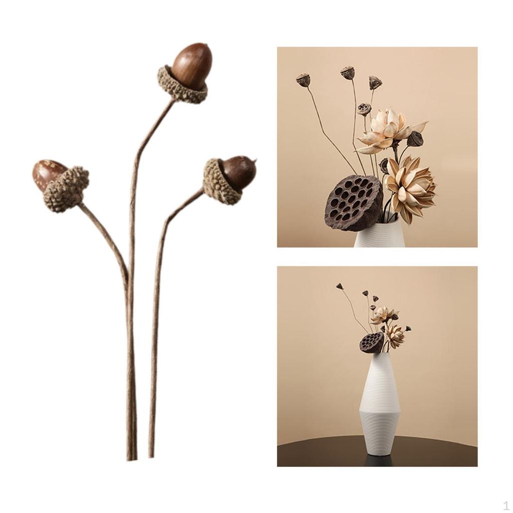 Dried Flower Arrangement In Vase, DIY Centerpiece for Bedroom and Party Settings