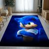 Retro S-Sonic Cartoon Games Living Room Non-Slip Area Rug Soft Carpet for Bedroom Kids Playroom Sofa,Home Decor Doormat Gift