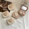 Women's Travel Contact Lens Box Colored Eye Contacts Lenses Box Portable Contact Lens Case Heart-shaped Contact Lenses Case