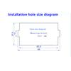 YB4835VA DC0-600V 1000V DC Digital Display Voltage and Current Meter Dual Display Digital 1KV High Voltage Meter Head