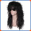 Fashion European Men's Wig Curly Long Wig HW2021