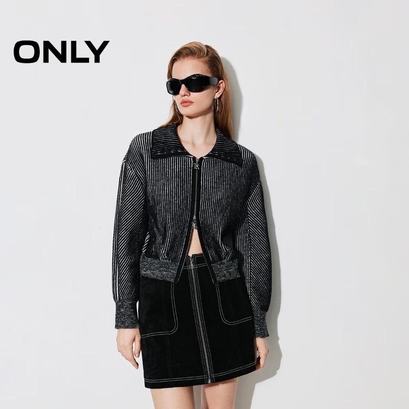 

ONLY Women s Merino Wool Blend Lapel Cardigan Sweater M