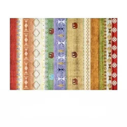 Bohemian Pattern Decorative Carpet Tribal Style Moroccan Luxury Persian Art Multi-style Rug Geometric Loop-pile Rug