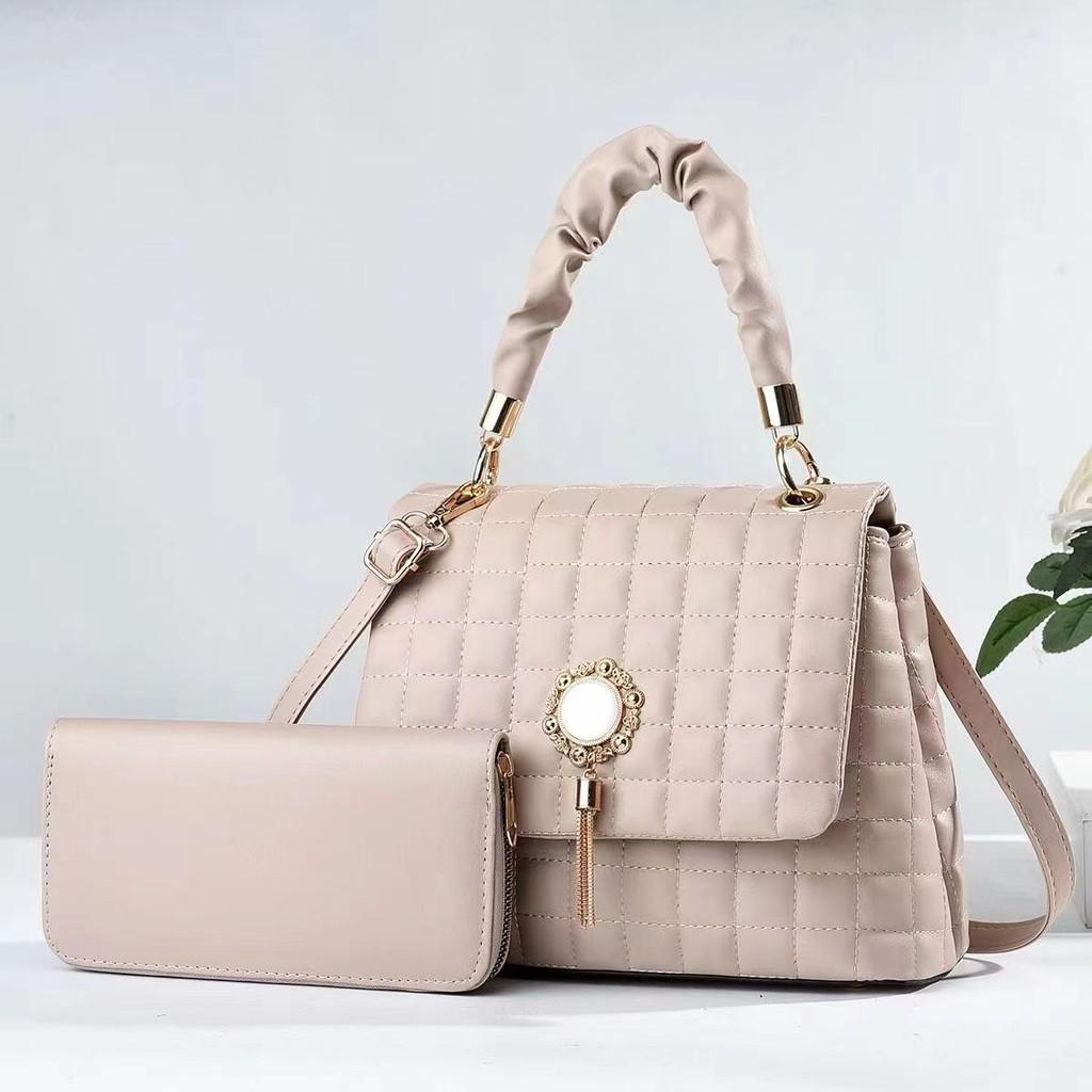 Stylish Black Bucket Bag For Women With Embroidered Design Spacious Mom Tote