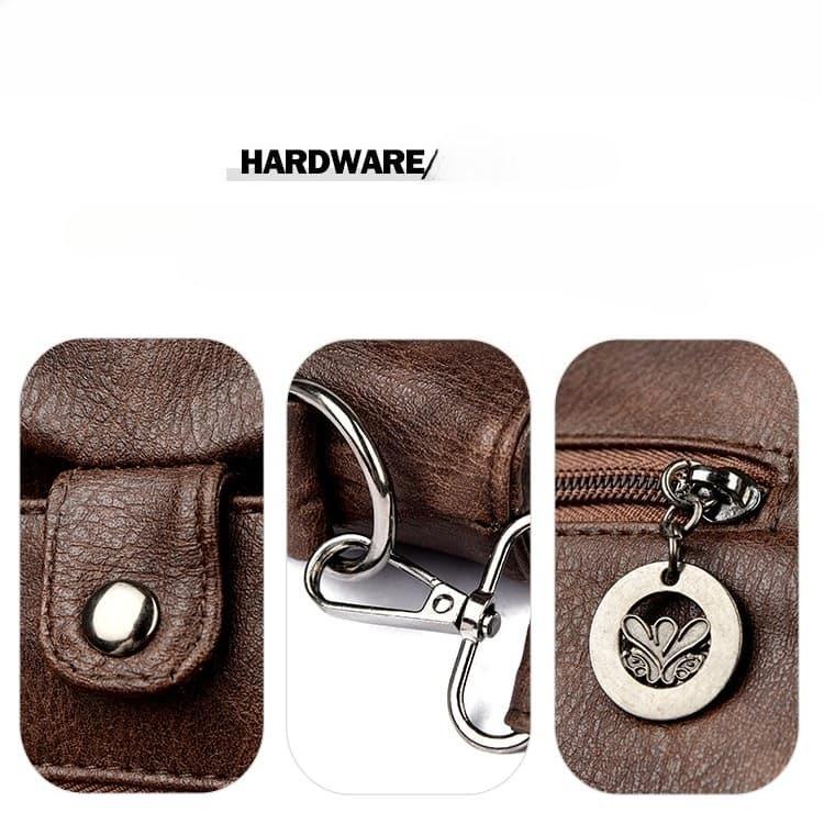 Women's vintage cargo bag one-shoulder crossbody bag