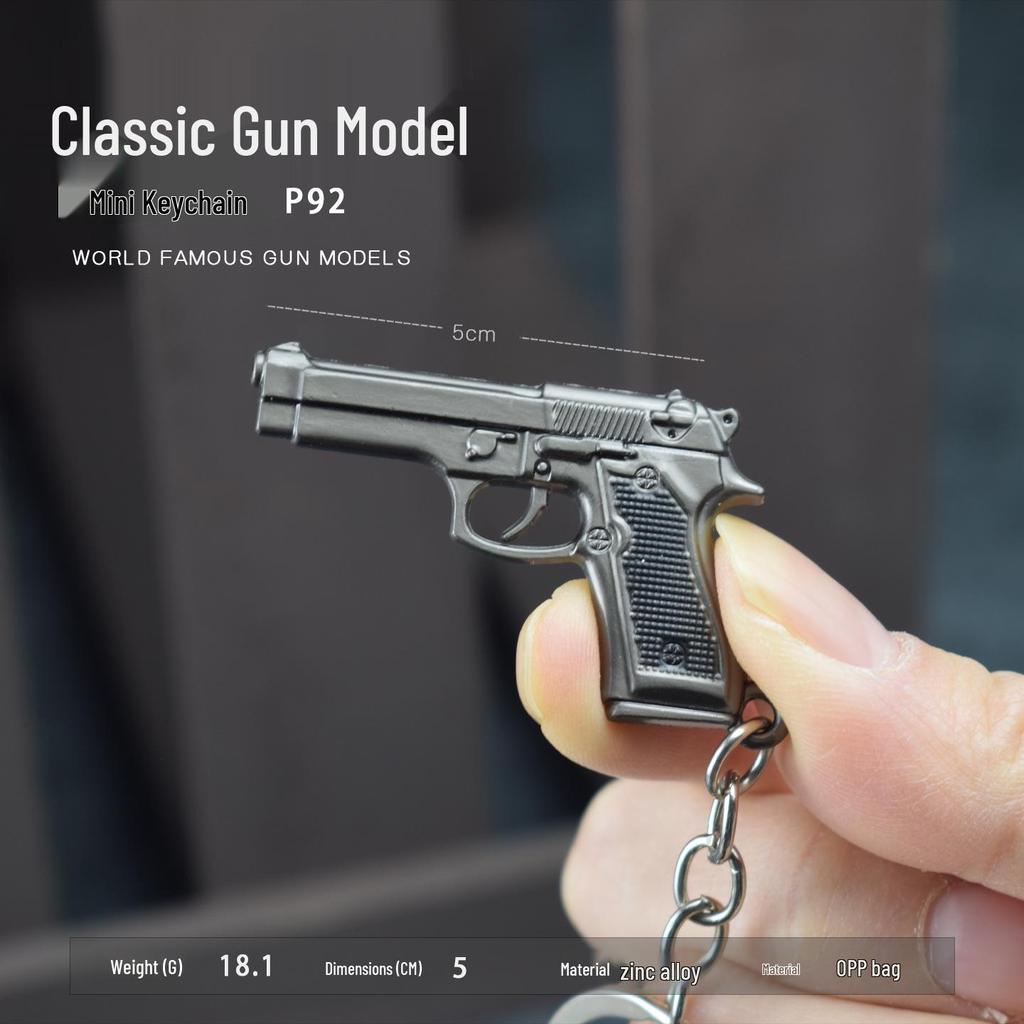 PUBG Mini P92 Alloy Metal Keychain Ornament