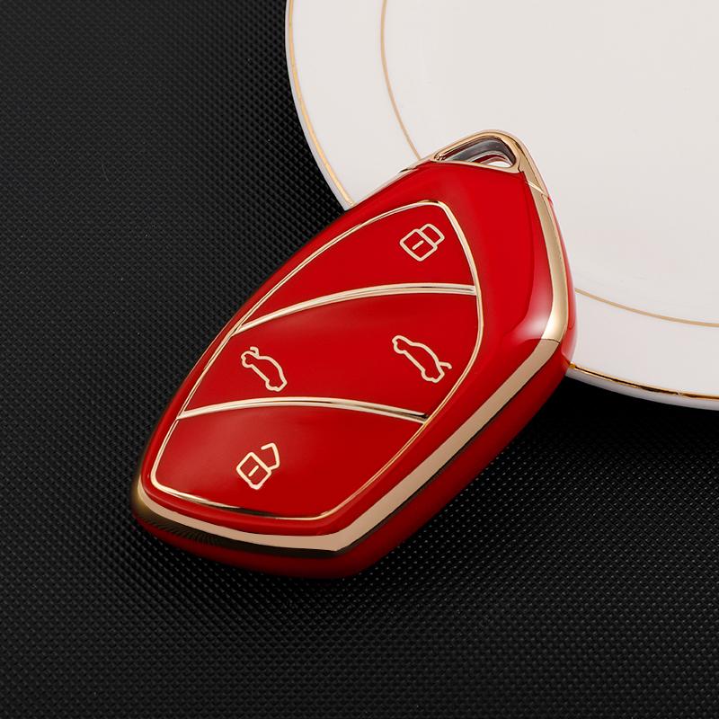 

Для Roewe RX5 I6 I5 RX3 RX8 ERX5 MG ZS EV MG6 EZS HS EHS MARVEL X MARVEL R TPU Автомобіль дистанційного ключа Чохол Оболонка червоний