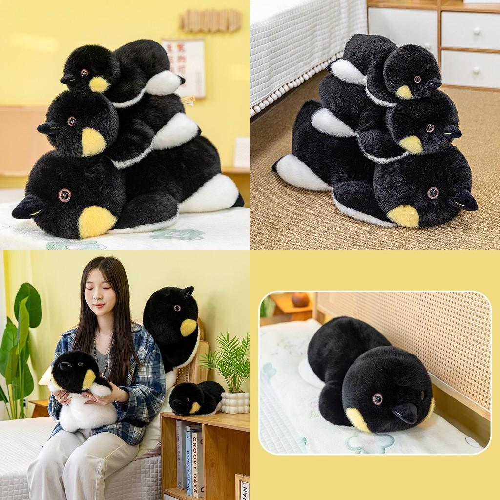 Soft Penguin Cuddly Doll With Short Hair Plush Perfect For Children Room Decor
