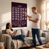2026 World Cup Schedule Poster Soccer Tournament Match Fixtures Knockout Stage Bracket Wall Sticker for Sports Fans Room Decoration