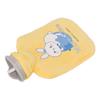 Hot Water Bottle Soft Cover Hot Cold Compress Portable Thicken Pain Reduction Leakproof Rubber Hot