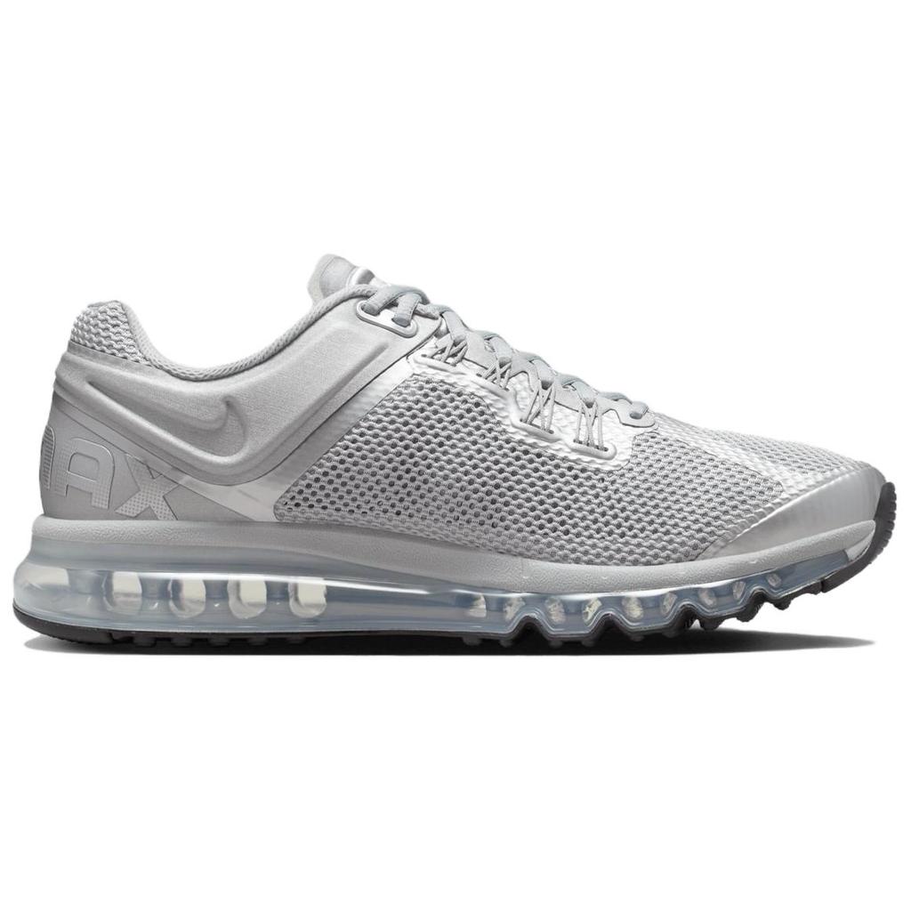 Nike Air Max 2013 Metallic Silver Black Sneakers Casual Shoes HQ3025-001