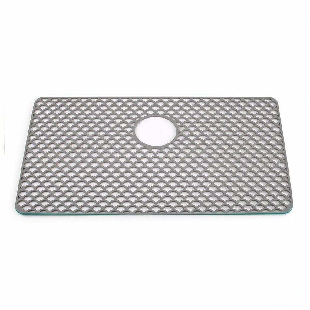 Silicone Sink Mat Non-Slip with Drain Hole
