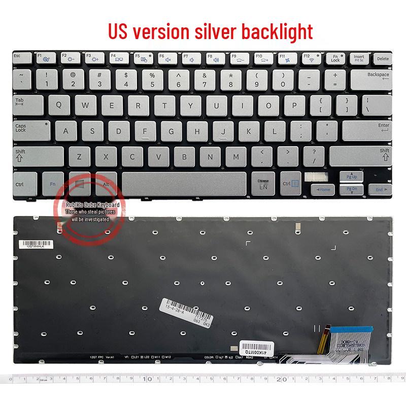 Laptop Keyboard for Samsung Models: NP730U3E, 740U3E, 730U3E, NP740U3E (US/RU Compatible) Standard with/without Backlight _
