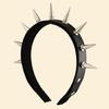 Rivets Headband Punk Headbands Rock Headwear Gothic Leather Hair Hoop Steampunk Rivets Hair Band Hairpieces for Party