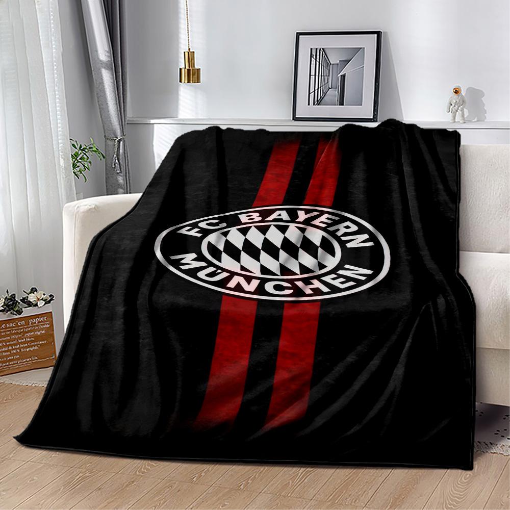 Bayern Munich Blanket Ultra-Soft Suitable for Office Seaside Chair for All Occasions Digital Print Ideal Gift for Friends Family Couples Picnic