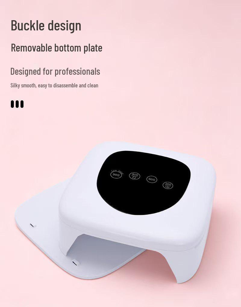 Rechargeable Smart Sensor Nail Lamp: Quick-Dry, No Blackening, Ideal for Salons