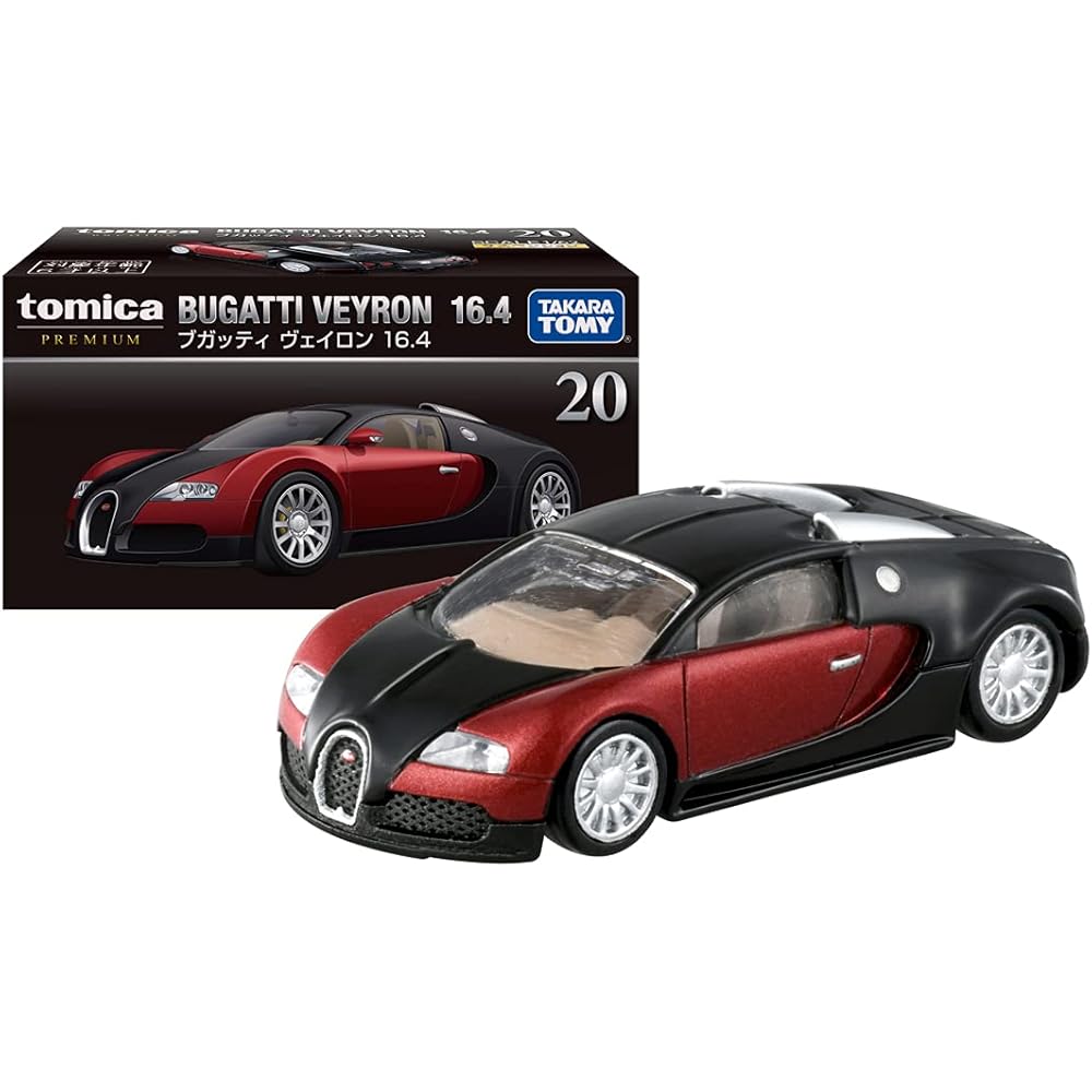Takara Tomy Tomica Premium Bugatti Veyron 16.4 Diecast Model Car 1:64 Scale Toy for Ages 6 and Up