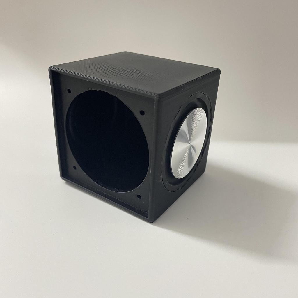 Haut-parleur Passif à Double Membrane de 2 Pouces, 4 Ohms, 10-15W, Aimant Néodyme, Coque Imprimée en 3D pour Modification de Véhicule Électrique