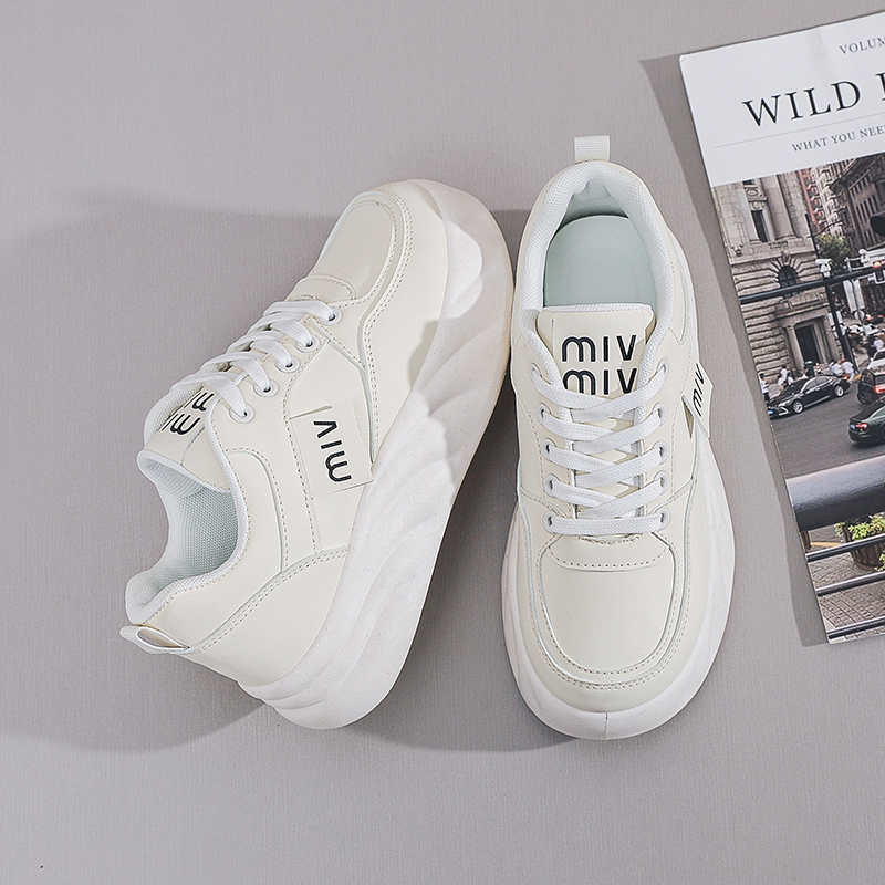 Fashion With Lacing Road Purple Women's Tennis Casual Ladies Shoes White Sneakers Woman Sports Entertainment Tennes Leading Runner