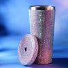 Insulated Glitter Coffee Cup 500ml/750ml Stainless Steel Water Bottle  Girl