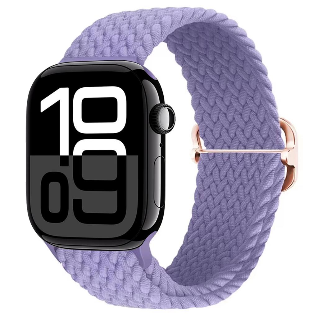 Nylon Braided Loop Band for Apple Watch Ultra/2 49mm 10 9 8 7 46mm 45mm 41mm 6 5 4 SE 44mm 40mm Elastic Strap for iWatch 3 42mm