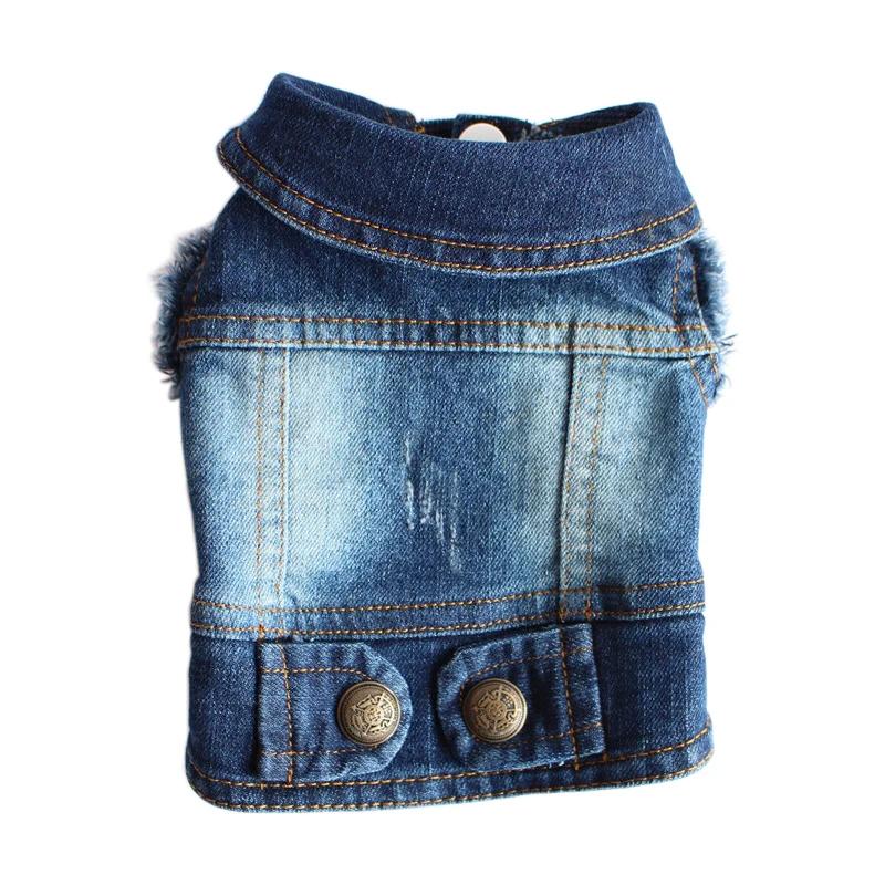 Wear-resistant Denim Chihuahua Dog Clothes Summer Puppy Sleeveless Shirt for Small Medium Dogs Yorkshire Outfit Multiple Options