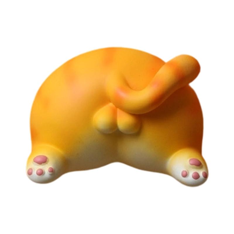 

Resins Cats Butt Shape Fridge Magnets Safe Nontoxic Resins Funny Kitchen Accessories Magnetic Sticker For Metal Surfaces