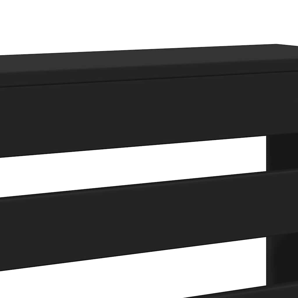 Vidaxl Radiator Cover, Black, 175X20X82 Cm